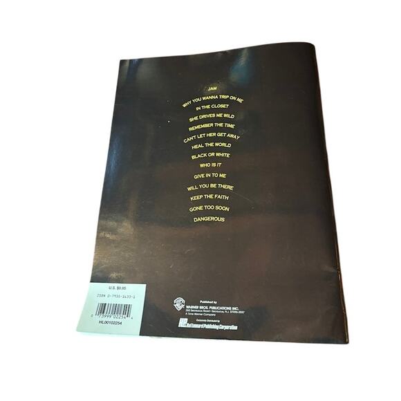 Vintage Michael Jackson songbooks Dangerous / Bad albums for Piano and Organ EZ - Picture 6 of 16